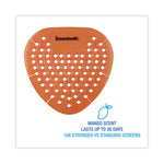 Load image into Gallery viewer, Gem Urinal Screens, Mango Scent, Orange, 12/box