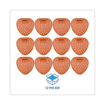 Load image into Gallery viewer, Gem Urinal Screens, Mango Scent, Orange, 12/box