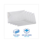 Load image into Gallery viewer, High Density Industrial Can Liners Flat Pack, 33 Gal, 16 Mic, 33 X 40, Natural, 200/carton
