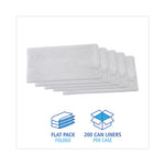 Load image into Gallery viewer, High Density Industrial Can Liners Flat Pack, 60 Gal, 13 Mic, 38 X 60, Natural, 200/carton