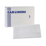 Load image into Gallery viewer, High Density Industrial Can Liners Flat Pack, 60 Gal, 13 Mic, 38 X 60, Natural, 200/carton