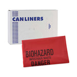 Load image into Gallery viewer, Linear Low Density Health Care Trash Can Liners, 16 Gal, 1.3 Mil, 24 X 32, Red, 250/carton