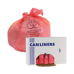 Load image into Gallery viewer, Linear Low Density Health Care Trash Can Liners, 33 Gal, 1.3 Mil, 33 X 39, Red, 150/carton