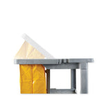 Load image into Gallery viewer, Janitor's Cart, Plastic, 4 Shelves, 1 Bin, 22" X 44" X 38", Gray