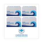 Load image into Gallery viewer, Premium Half-fold Toilet Seat Covers, 14.17 X 16.73, White, 250 Covers/sleeve, 4 Sleeves/carton