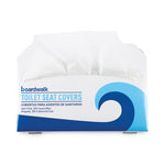 Load image into Gallery viewer, Premium Half-fold Toilet Seat Covers, 14.17 X 16.73, White, 250 Covers/sleeve, 10 Sleeves/carton