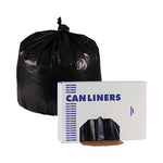 Load image into Gallery viewer, Linear Low Density Industrial Can Liners, 30 Gal, 0.65 Mil, 30 X 36, Black, 200/carton