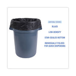 Load image into Gallery viewer, Linear Low Density Industrial Can Liners, 33 Gal, 0.6 Mil, 33 X 39, Black, 200/carton