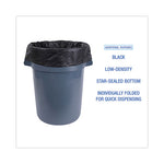 Load image into Gallery viewer, Linear Low Density Industrial Can Liners, 60 Gal, 0.7 Mil, 38 X 58, Black, 100/carton