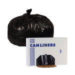 Load image into Gallery viewer, Linear Low Density Industrial Can Liners, 60 Gal, 0.7 Mil, 38 X 58, Black, 100/carton