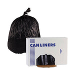 Load image into Gallery viewer, Linear Low Density Industrial Can Liners, 45 Gal, 0.7 Mil, 40 X 46, Black, 100/carton
