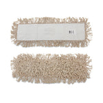 Load image into Gallery viewer, Cotton Dry Mopping Kit, 24 X 5 Natural Cotton Head, 60" Natural Wood Handle
