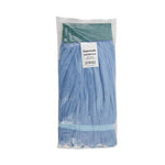 Load image into Gallery viewer, Microfiber Looped-end Wet Mop Heads, Medium, Blue, 12/carton, 12/carton