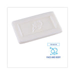 Load image into Gallery viewer, Face And Body Soap, Flow Wrapped, Floral Fragrance, # 1/2 Bar, 1000/carton