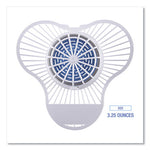 Load image into Gallery viewer, Urinal Screen With Non-para Cleaner Block, Green Apple Scent, 3.25 Oz, Blue/white, 12/box