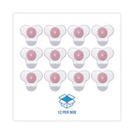 Load image into Gallery viewer, Urinal Screen With Para Deodorizer Block, Cherry Scent, 3 Oz, Red/white, 12/box