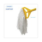 Load image into Gallery viewer, Banded Rayon Cut-end Mop Heads, #24, White, 1.25" Headband, 12/carton