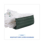 Load image into Gallery viewer, Loop End Rayon Mop Head, Rayon, Medium, 14 Oz, White, Dozen