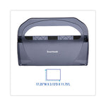 Load image into Gallery viewer, Toilet Seat Cover Dispenser, 17.25 X 3.13 X 11.75, Smoke Black