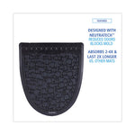 Load image into Gallery viewer, Urinal Mat 2.0, Rubber, 17.5 X 20, Black/black, 6/carton