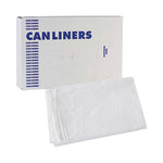 Load image into Gallery viewer, Linear Low Density Industrial Can Liners, 30 Gal, 0.9 Mil, 30 X 36, White, 100/carton