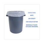 Load image into Gallery viewer, Linear Low Density Industrial Can Liners, 33 Gal, 0.9 Mil, 33 X 39, White, 100/carton