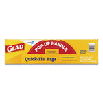 Load image into Gallery viewer, Tall Kitchen Quick-tie Bags, 13 Gal, 0.66 Mil, 23.75" X 28", White, 200/box