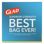 Load image into Gallery viewer, Forceflexplus Odorshield Tall Kitchen Drawstring Trash Bags, 13 Gal, 0.9 Mil, 24" X 28", White, 34 Bags/box, 6 Boxes/carton
