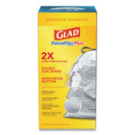 Load image into Gallery viewer, Forceflexplus Odorshield Tall Kitchen Drawstring Trash Bags, 13 Gal, 0.9 Mil, 24" X 28", White, 34 Bags/box, 6 Boxes/carton
