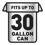 Load image into Gallery viewer, Forceflexplus Drawstring Large Trash Bags, 30 Gal, 1.05 Mil, 30" X 32", Black, 70/box