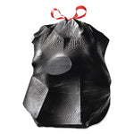 Load image into Gallery viewer, Forceflexplus Drawstring Large Trash Bags, 30 Gal, 1.05 Mil, 30" X 32", Black, 70/box