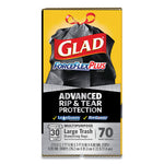 Load image into Gallery viewer, Forceflexplus Drawstring Large Trash Bags, 30 Gal, 1.05 Mil, 30" X 32", Black, 70/box