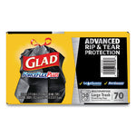 Load image into Gallery viewer, Forceflexplus Drawstring Large Trash Bags, 30 Gal, 1.05 Mil, 30" X 32", Black, 70/box