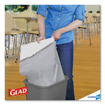 Load image into Gallery viewer, Forceflex Tall Kitchen Drawstring Trash Bags, 13 Gal, 0.72 Mil, 23.75" X 24.88", Gray, 100/box