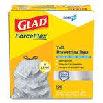 Load image into Gallery viewer, Forceflex Tall Kitchen Drawstring Trash Bags, 13 Gal, 0.72 Mil, 23.75" X 24.88", Gray, 100/box