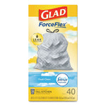 Load image into Gallery viewer, Odorshield Tall Kitchen Drawstring Bags, 13 Gal, 0.78 Mil, 24" X 27.38", White, 40 Bags/box, 6 Boxes/carton