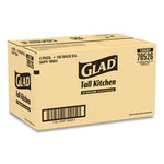Load image into Gallery viewer, Tall Kitchen Drawstring Trash Bags, 13 Gal, 0.72 Mil, 24" X 27.38", Gray, 100 Bags/box, 4 Boxes/carton