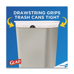 Load image into Gallery viewer, Tall Kitchen Drawstring Trash Bags, 13 Gal, 0.72 Mil, 24" X 27.38", Gray, 100/box