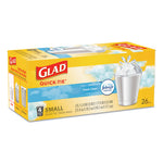Load image into Gallery viewer, Odorshield Quick-tie Small Trash Bags, 4 Gal, 0.5 Mil, 8" X 18", White, 26 Bags/box, 6 Boxes/carton