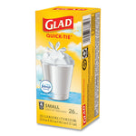 Load image into Gallery viewer, Odorshield Quick-tie Small Trash Bags, 4 Gal, 0.5 Mil, 8" X 18", White, 26 Bags/box, 6 Boxes/carton