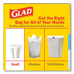 Load image into Gallery viewer, Odorshield Quick-tie Small Trash Bags, 4 Gal, 0.5 Mil, 8" X 18", White, 26 Bags/box, 6 Boxes/carton