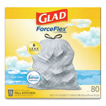 Load image into Gallery viewer, Odorshield Tall Kitchen Drawstring Bags, 13 Gal, 0.72 Mil, 24" X 27.38", White, 80/box