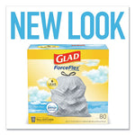 Load image into Gallery viewer, Odorshield Tall Kitchen Drawstring Bags, 13 Gal, 0.72 Mil, 24" X 27.38", White, 80 Bags/box, 3 Boxes/carton