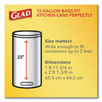 Load image into Gallery viewer, Odorshield Tall Kitchen Drawstring Bags, 13 Gal, 0.72 Mil, 24" X 27.38", White, 80 Bags/box, 3 Boxes/carton