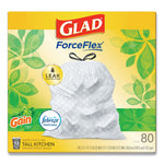 Load image into Gallery viewer, Odorshield Tall Kitchen Drawstring Bags, 13 Gal, 0.95 Mil, 24" X 27.38", White, 80/box