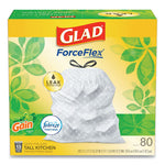 Load image into Gallery viewer, Odorshield Tall Kitchen Drawstring Bags, 13 Gal, 0.95 Mil, 24" X 27.38", White, 80/box