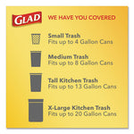 Load image into Gallery viewer, Odorshield Tall Kitchen Drawstring Bags, 13 Gal, 0.95 Mil, 24" X 27.38", White, 80/box