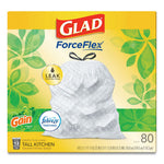 Load image into Gallery viewer, Odorshield Tall Kitchen Drawstring Bags, 13 Gal, 0.95 Mil, 24" X 27.38", White, 80 Bags/box, 3 Boxes/carton