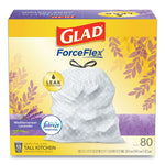 Load image into Gallery viewer, Odorshield Tall Kitchen Drawstring Bags, 13 Gal, 0.95 Mil, 24" X 27.38", White, 80/box