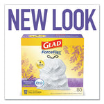 Load image into Gallery viewer, Odorshield Tall Kitchen Drawstring Bags, 13 Gal, 0.95 Mil, 24" X 27.38", White, 80 Bags/box, 3 Boxes/carton